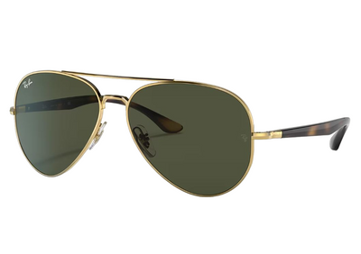 Mens Ray Ban Sunglasses Rb3675 Polished Gold/ Green Sunnies