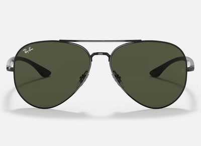 Mens Ray Ban Sunglasses Rb3675 Polished Black/ Green Sunnies