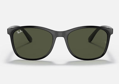 Mens Ray Ban Sunglasses Rb4374 Polished Black/ Green Sunnies - Xl