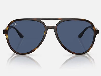 Unisex Ray Ban Sunglasses Rb4376 Havana/ Dark Blue Sunnies