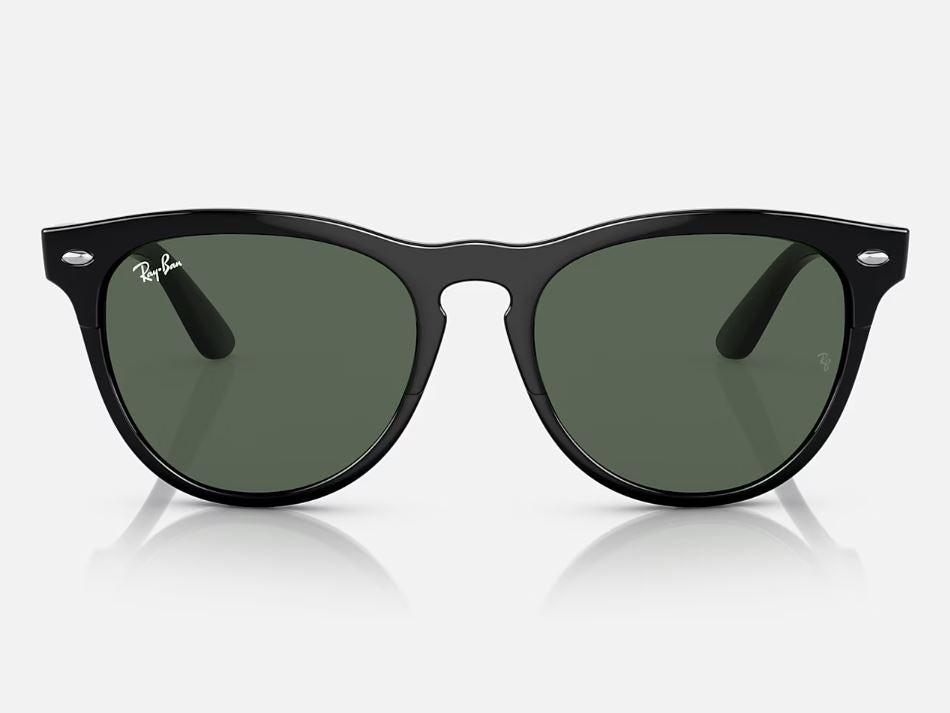 Unisex Ray Ban Sunglasses Rb4471 Iris Polished Black/ Dark Green Sunnies