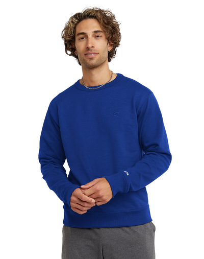 Mens Champion Surf The Web Blue Everyday Casual Sweathshirt