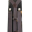 Boys Adjustable Faux Leather Thick Dark Brown Suspenders