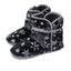 Womens Bellissimo Snow Boots Black Slippers Winter Shoes