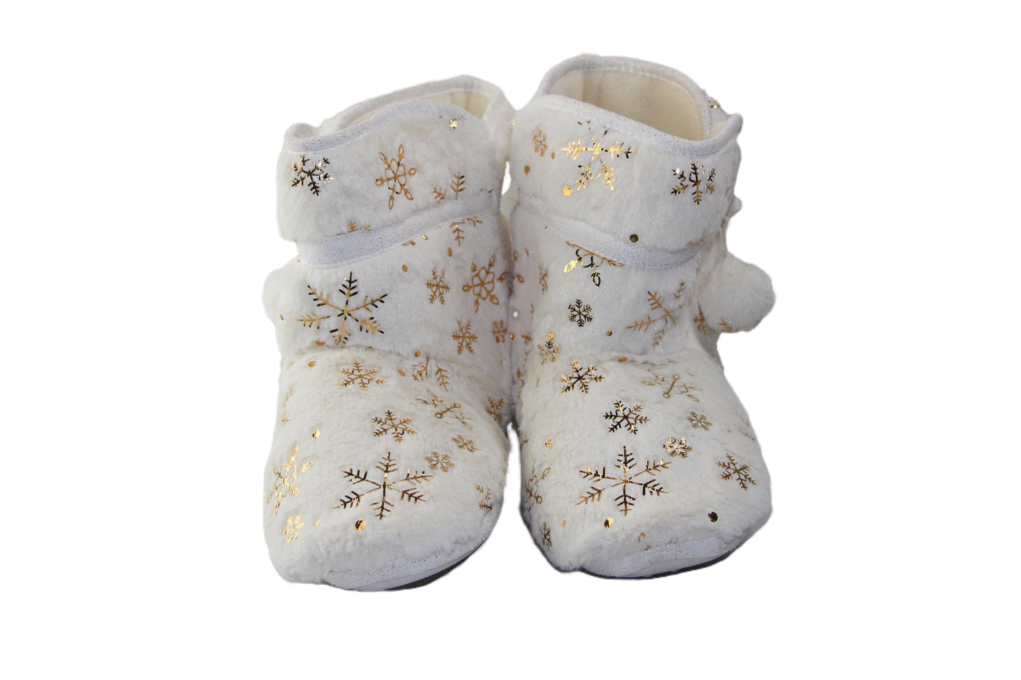 Womens Bellissimo Snow Boots White Slippers Winter Shoes