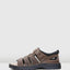 Mens Hush Puppies Spartan Brown Leather Sandals Summer Shoes