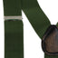 Wide Heavy Duty Adjustable 100cm Olive Adult Mens Suspenders