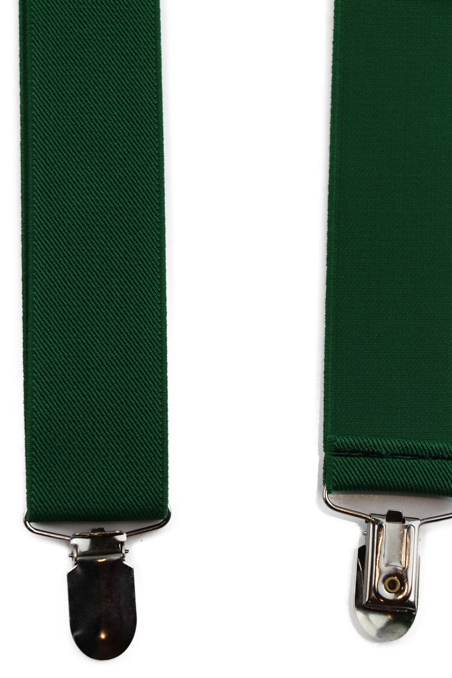 Wide Heavy Duty Adjustable 100cm Green Adult Mens Suspenders