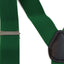 Wide Heavy Duty Adjustable 100cm Green Adult Mens Suspenders