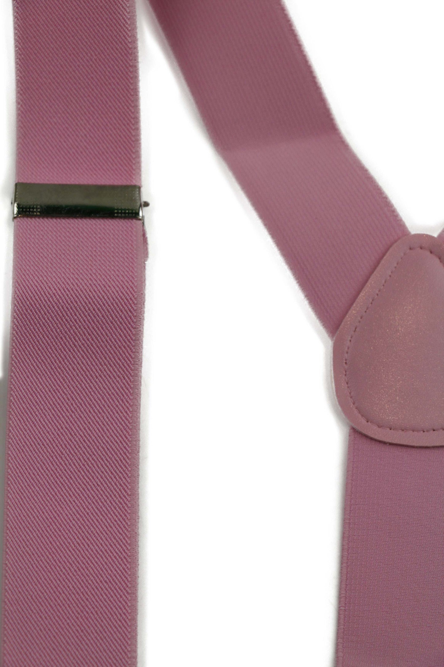 Wide Heavy Duty Adjustable 100cm Baby Pink Adult Mens Suspenders