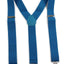 Wide Heavy Duty Adjustable 100cm Light Blue Adult Mens Suspenders