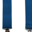 Wide Heavy Duty Adjustable 100cm Light Blue Adult Mens Suspenders