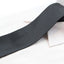 Mens Black 8cm Plain Neck Tie