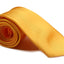 Mens Warm Yellow 8cm Plain Neck Tie