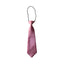 Kids Boys Light Pink Elastic Plain Neck Tie