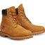 Timberland Womens 6-Inch Premium Wide Wheat Nubuck Waterproof Boots