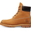 Timberland Womens 6-Inch Premium Wide Wheat Nubuck Waterproof Boots