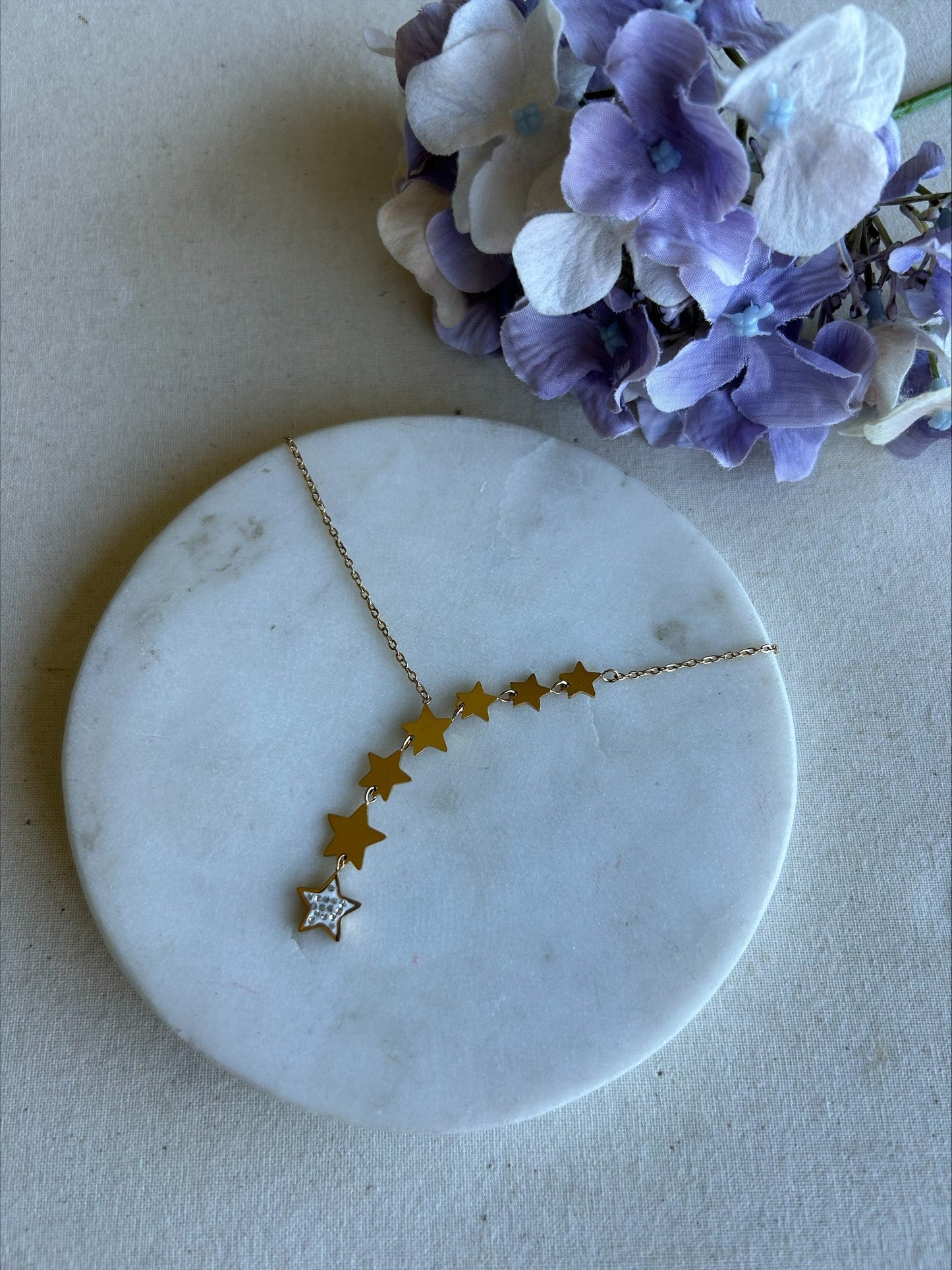 Stary Night Necklace - Gold Plated Tarnish Free Jewellery