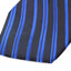 Mens Navy & Royal Blue Striped 8cm Patterned Neck Tie