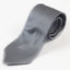 Mens Silver & White Diagonal Thin Striped Patterned 8cm Neck Tie