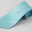 Mens Electric Blue & White Striped 10cm Neck Tie