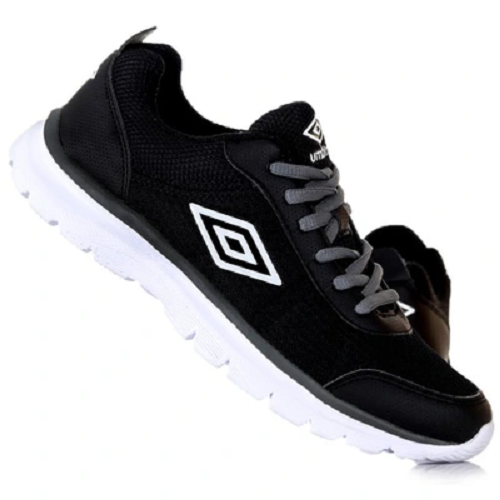 Umbro Salvador Womens Runners Running Shoes Trainers Black Pink