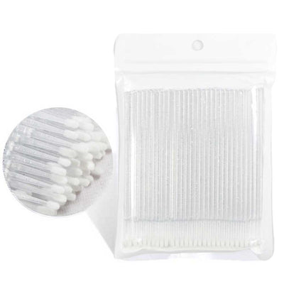 Miosh Disposable Micro Applicator Brush 100PCS - White