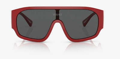 Womens Versace Sunglasses Ve4439 Red/ Dark Grey Sunnies