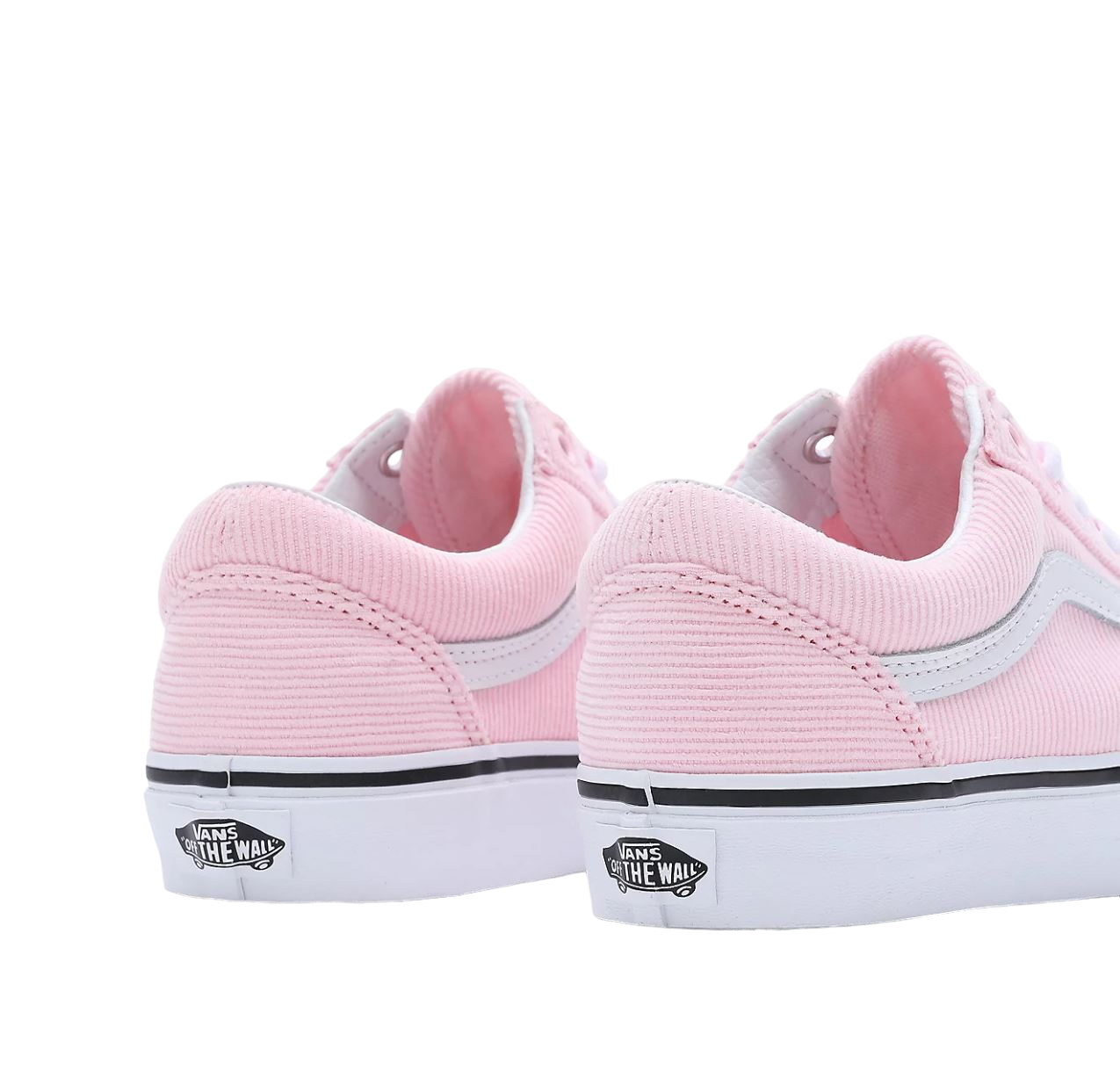 Unisex Vans Old Skool Mini Cord Pink Lace Up Shoes