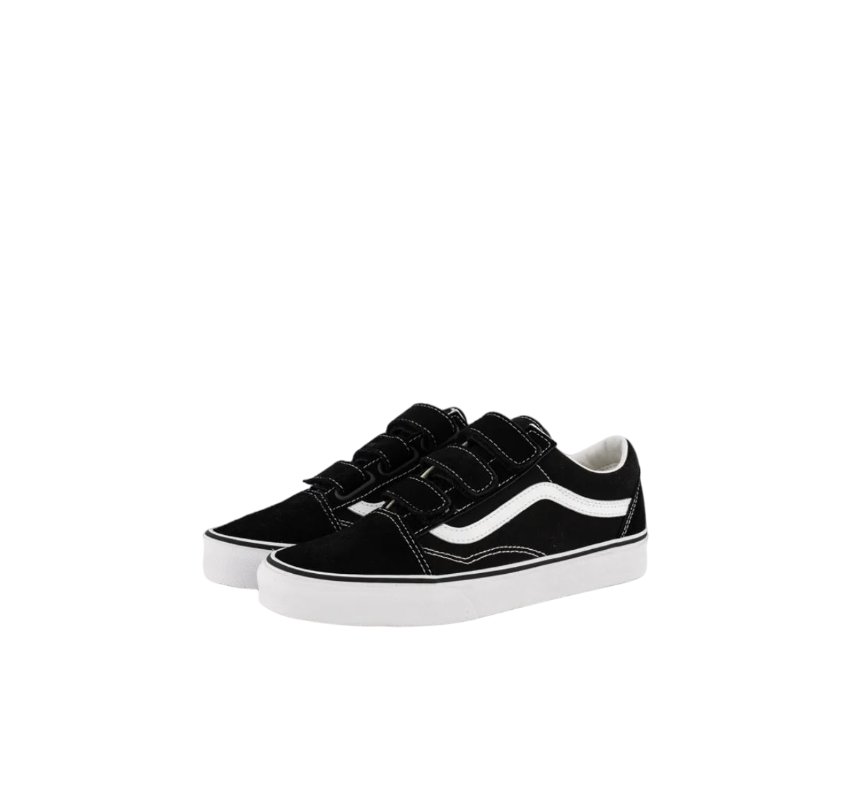 Unisex Vans Old Skool V Black/White Strap Shoes