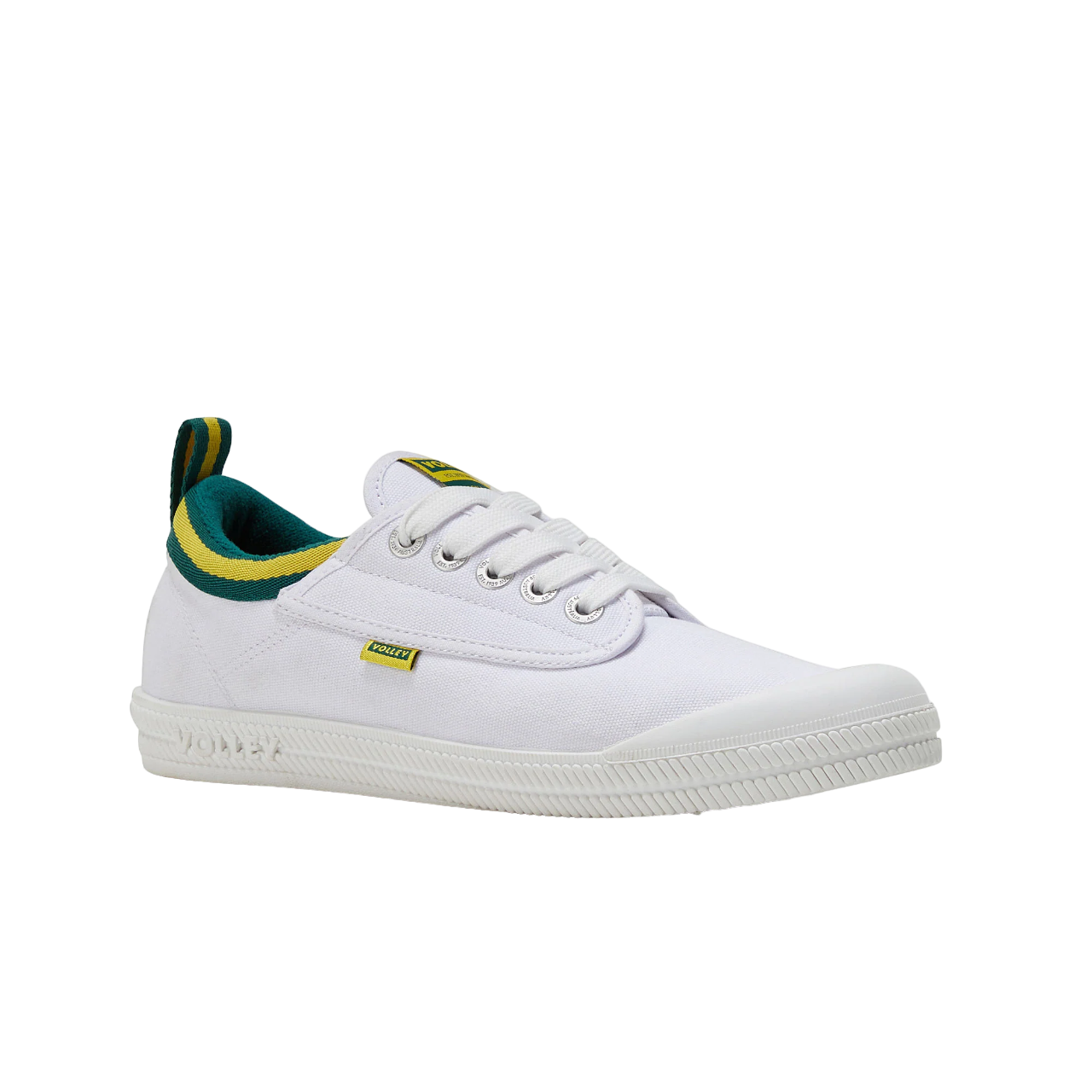 Dunlop Volleys International Volley Low Canvas Casual Mens Shoes Black \ White