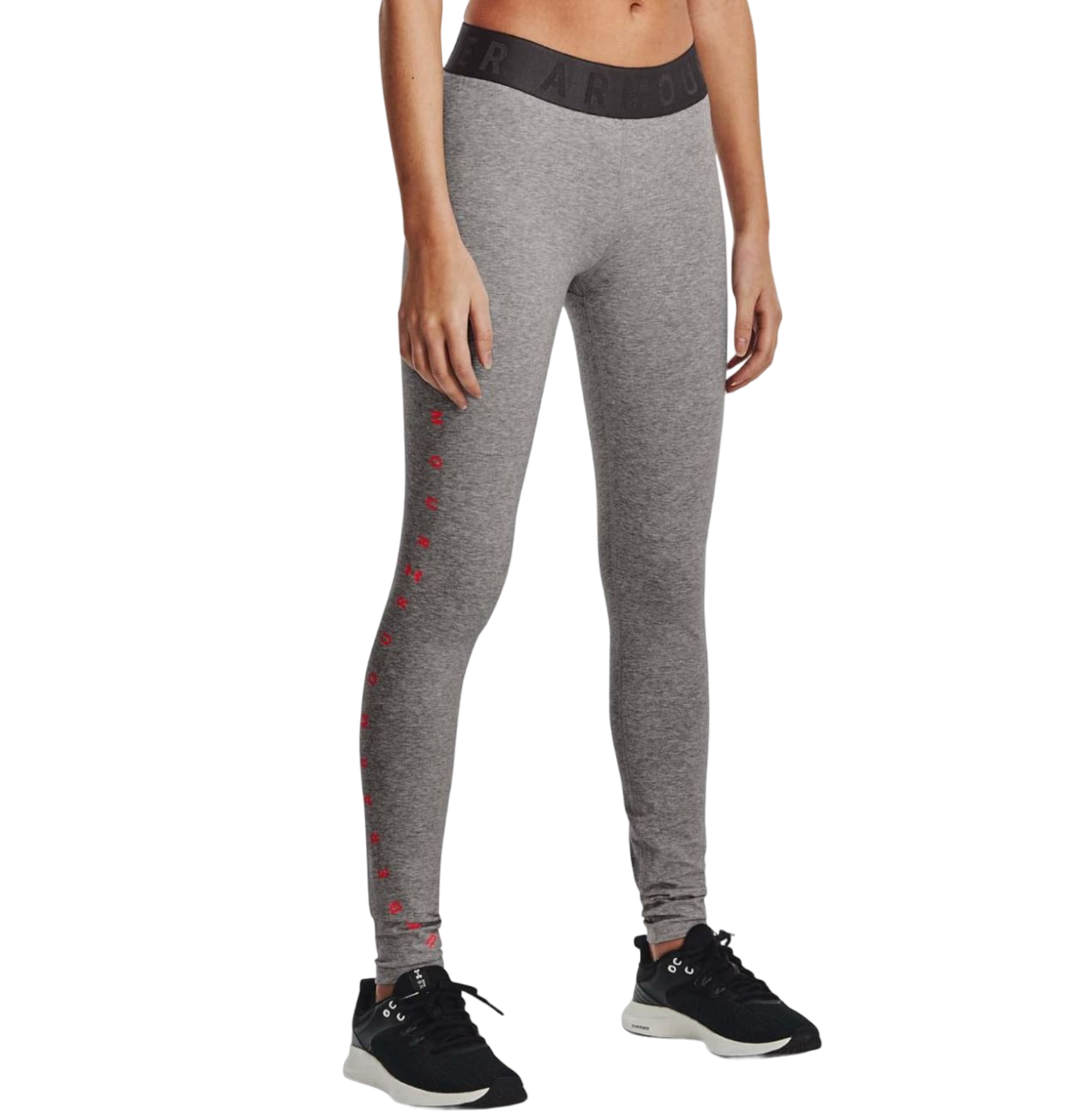 Womens Under Armour Graphic Grey Workout Leggings