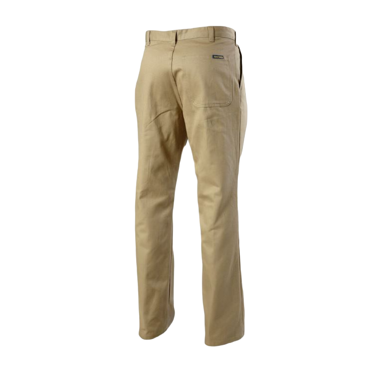 2 x Mens Hard Yakka Drill Work Pant Cotton Khaki Pants Y02501