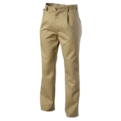 5 x Mens Hard Yakka Drill Work Pant Cotton Khaki Pants Y02501