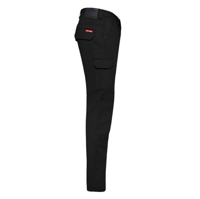 Mens Hard Yakka 3056 Stretch Canvas Cargo Pants Black