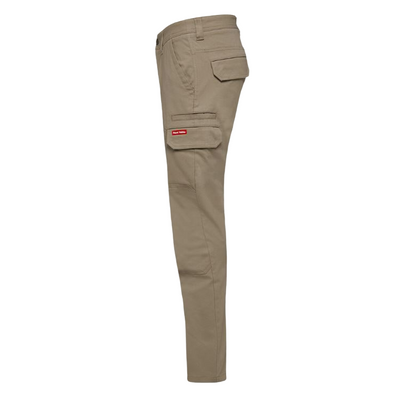 Mens Hard Yakka 3056 Stretch Canvas Cargo Pants Desert