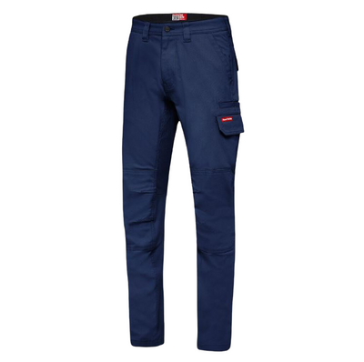 Mens Hard Yakka 3056 Stretch Canvas Cargo Pants Navy