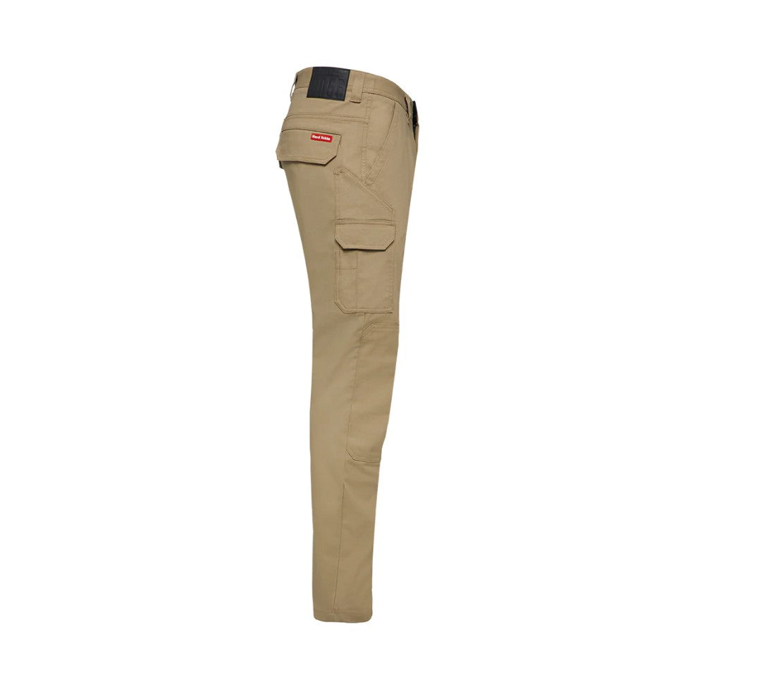 Mens Hard Yakka 3056 Stretch Canvas Cargo Pants Khaki