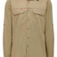 Mens Hard Yakka Flex Ripstop Long Sleeve Shirt Work Wear Khaki Y04305