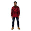 Mens Hard Yakka Foundation New Check Flannel Shirt Red Y07295