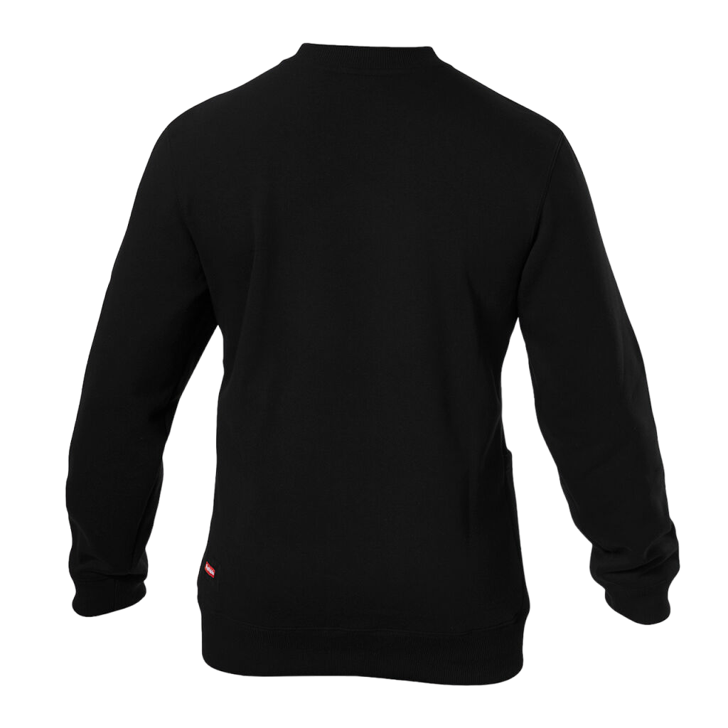 Mens Hard Yakka Fleece Crew Jumper Black