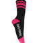 12 Pairs X Hard Yakka Womens Bamboo Work Socks Black/Pink