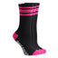 12 Pairs X Hard Yakka Womens Bamboo Work Socks Black/Pink