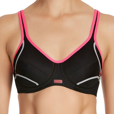 Berlei Electrify Bra Underwire Sports Womens Ladies Gym Size Bra Black