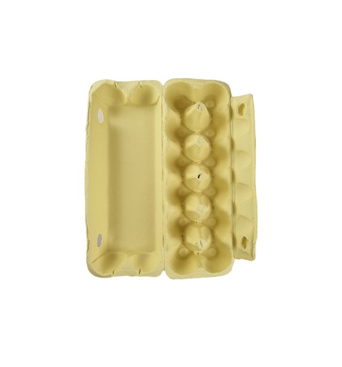 75 X Yellow Full Dozen 12-Egg Recyclable Egg Cartons