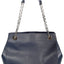 Womens Vky Original Leila Shoulder Classic Leather Bag Handbag - Navy