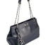 Womens Vky Original Leila Shoulder Classic Leather Bag Handbag - Navy