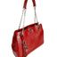 Womens Vky Original Leila Shoulder Classic Leather Bag Handbag - Red