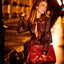 Womens Vky Original Leila Shoulder Classic Leather Bag Handbag - Red