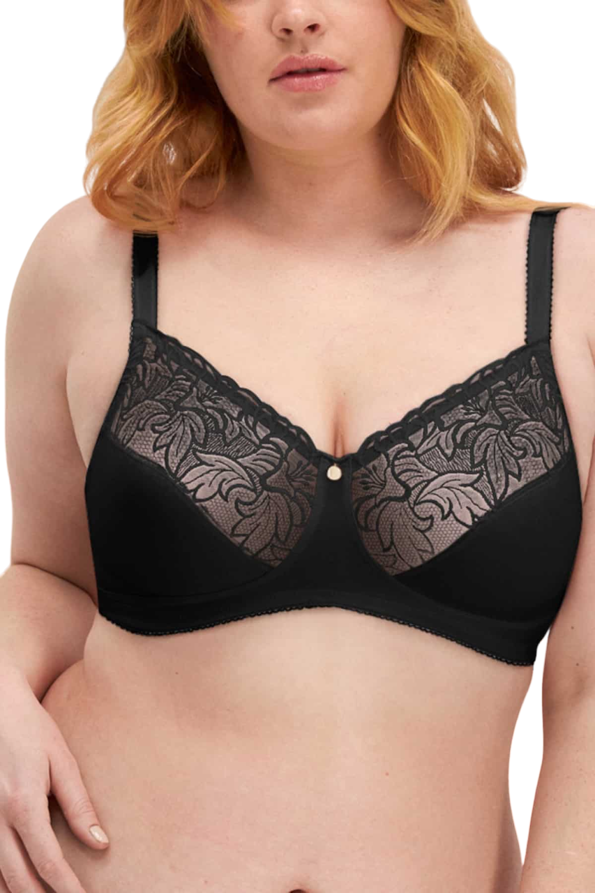 2 x Berlei Bra Womens Classic Lace Embroidered Wirefree Black